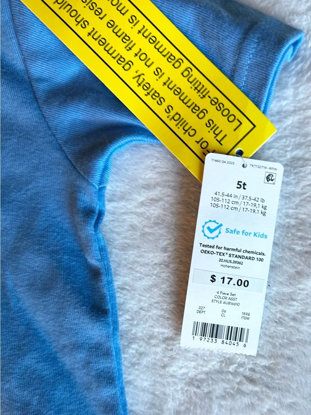 Carter's Light Blue Short Sleeve Tee with Ocean Graphic